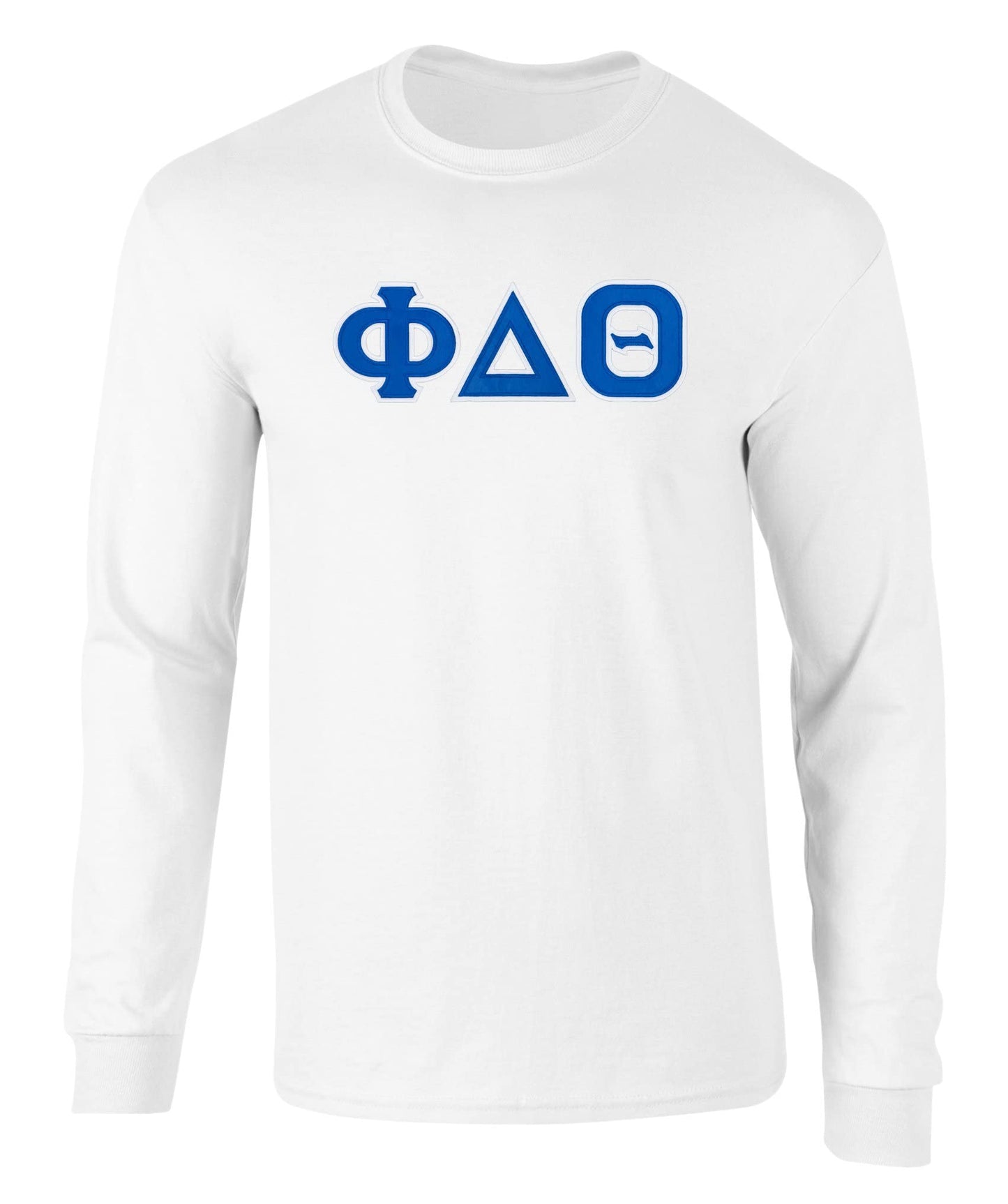 Phi Delta Theta Twill Letter Long Sleeve Tee