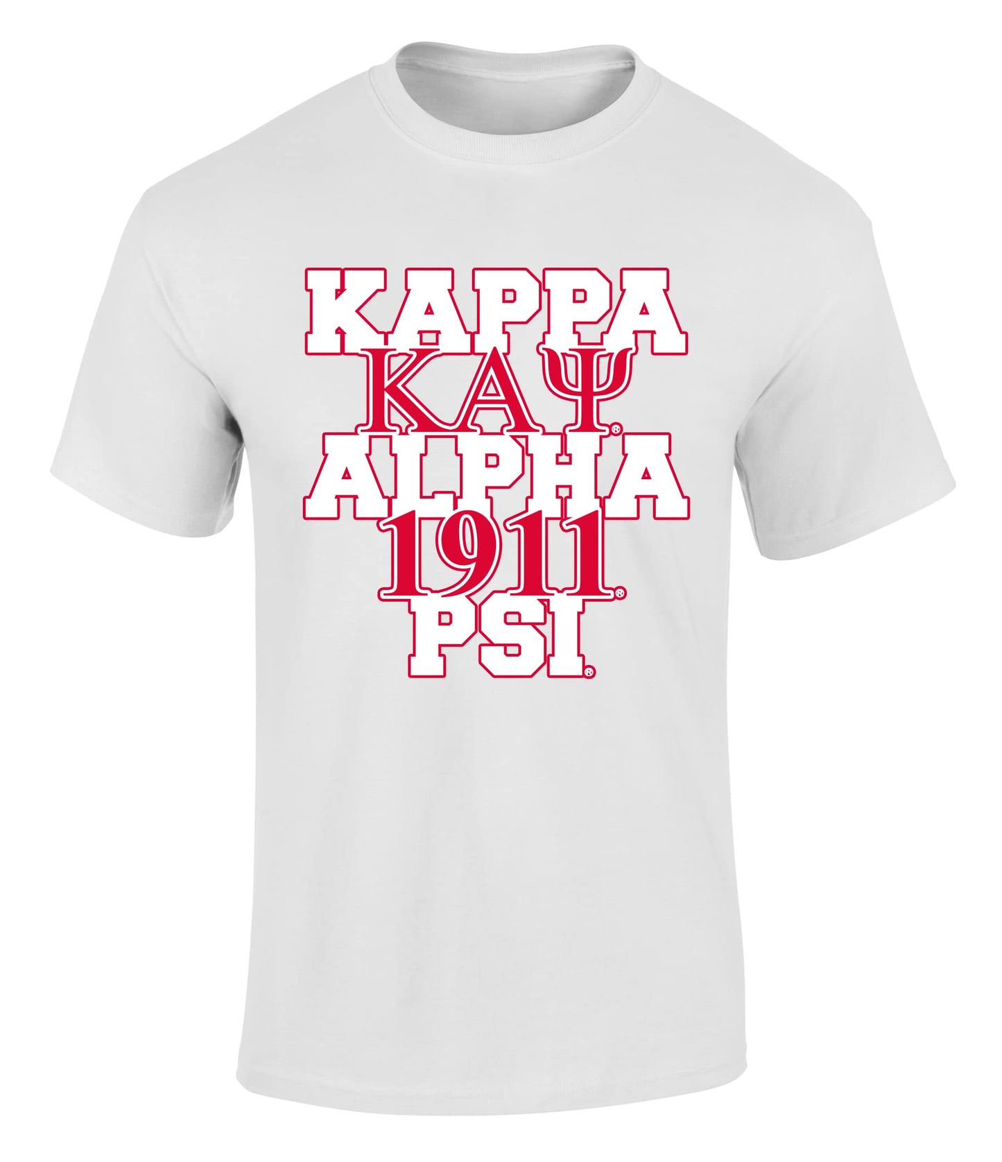 Kappa Alpha Psi Fraternity Bold Graphic Print Short Sleeve T Shirt