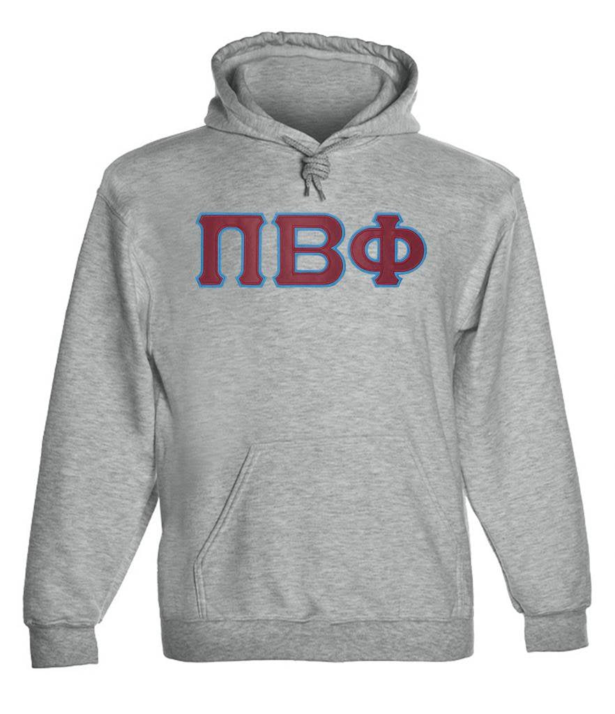 Pi Beta Phi Twill Letter Hoody
