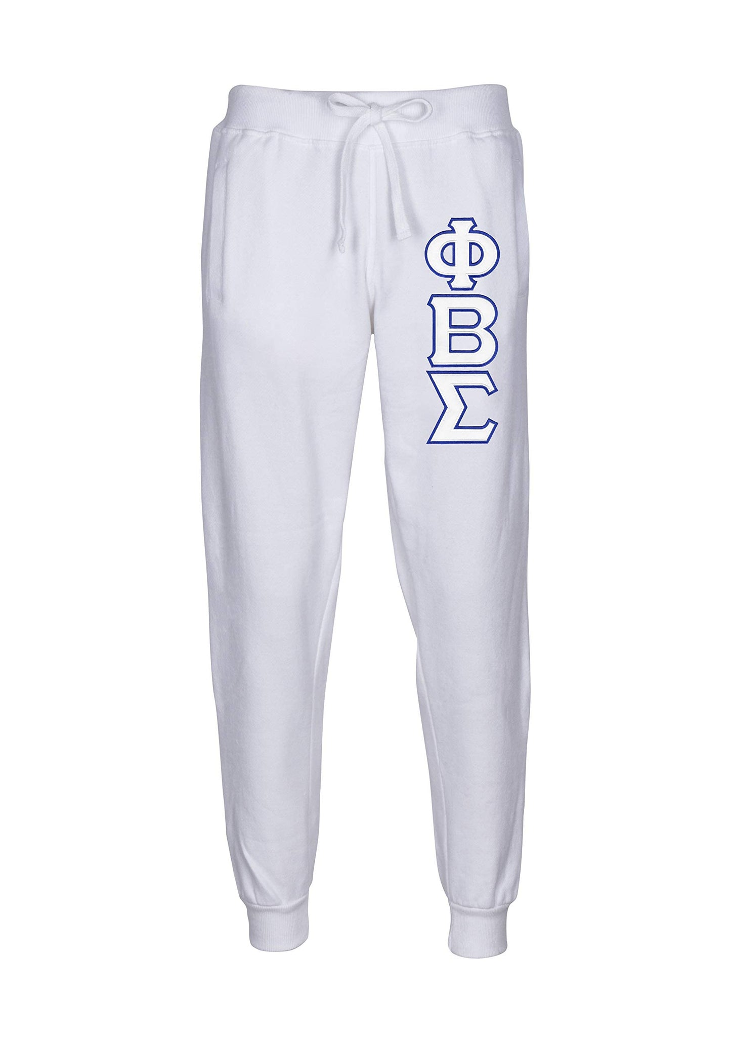 Phi Beta Sigma Embroidered Twill Letter Joggers