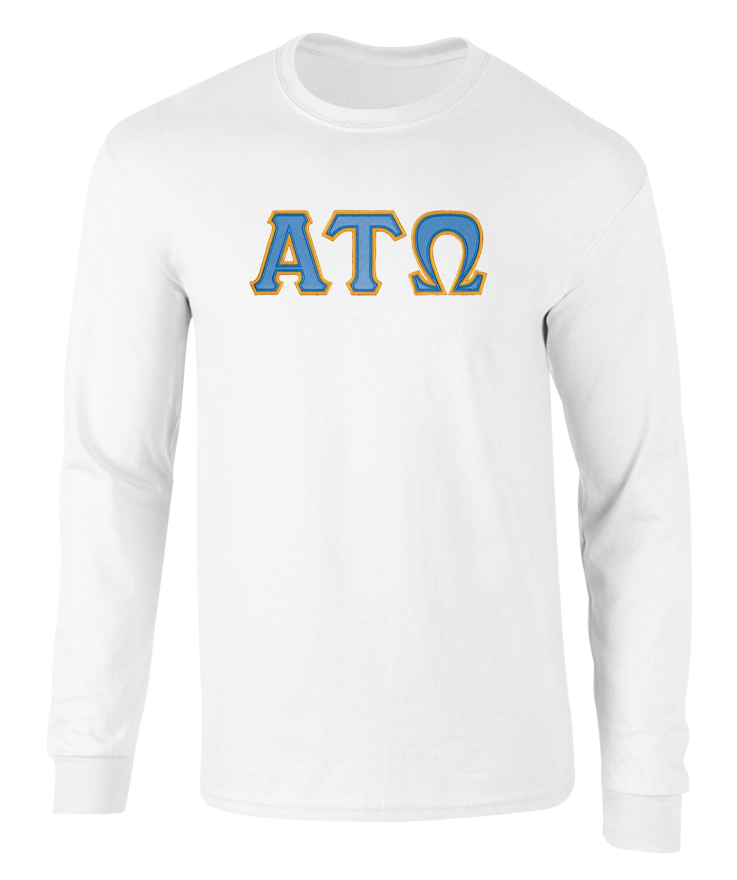 Alpha Tau Omega Twill Letter Long Sleeve Tee