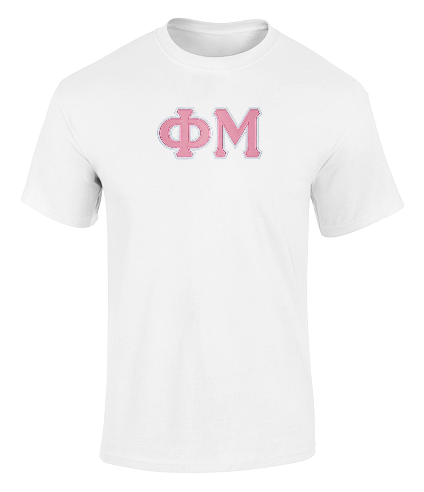 Phi Mu Twill Letter T Shirt