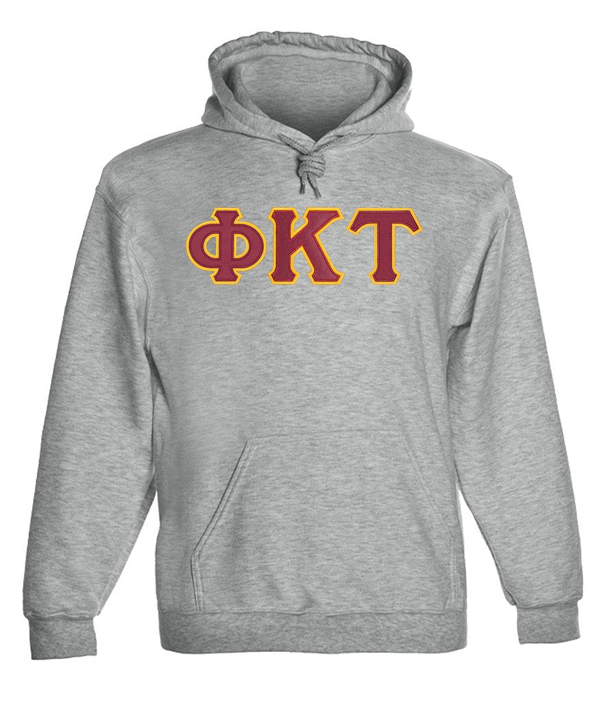 Phi Kappa Tau Twill Letter Hoody
