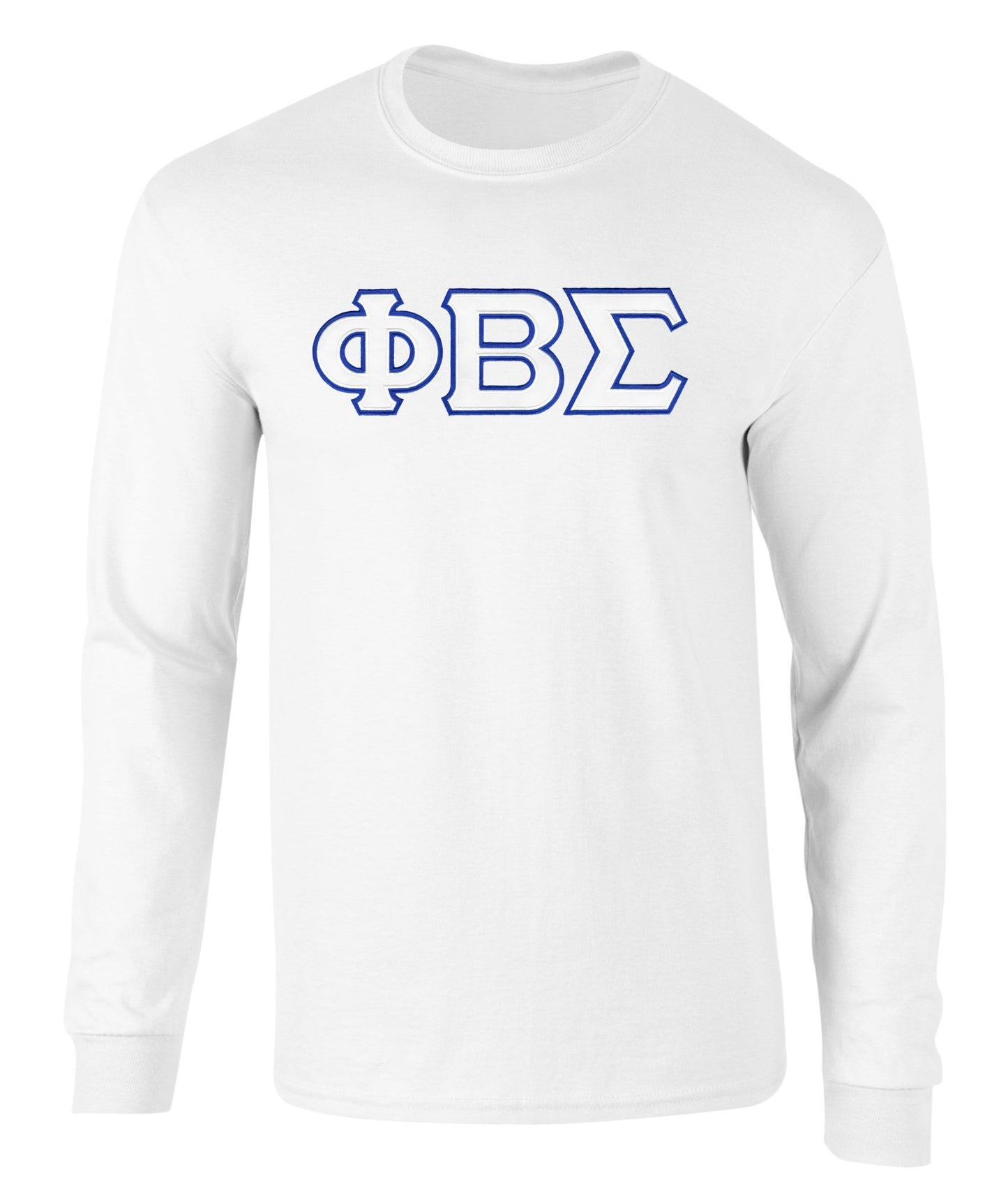 Phi Beta Sigma Twill Letter Long Sleeve Tee