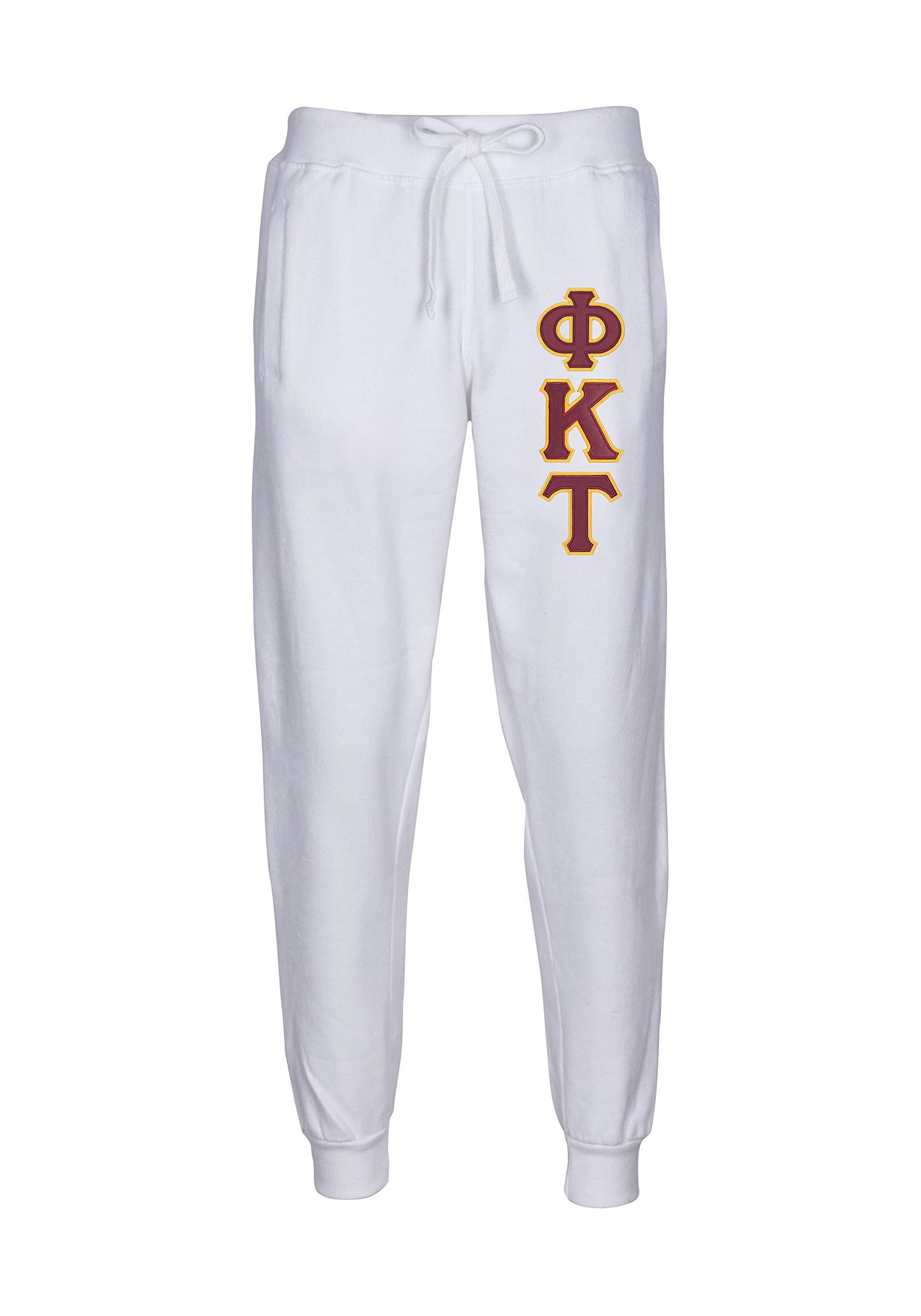 Phi Kappa Tau Embroidered Twill Letter Joggers