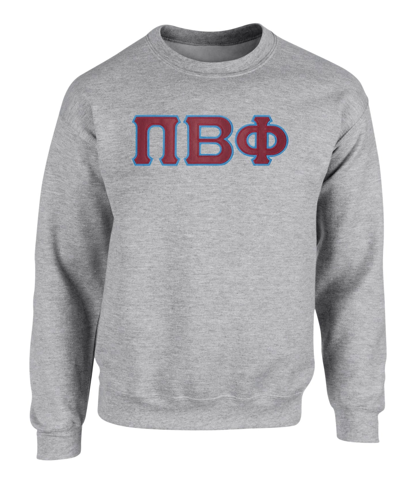 Pi Beta Phi Twill Letter Crewneck Sweatshirt