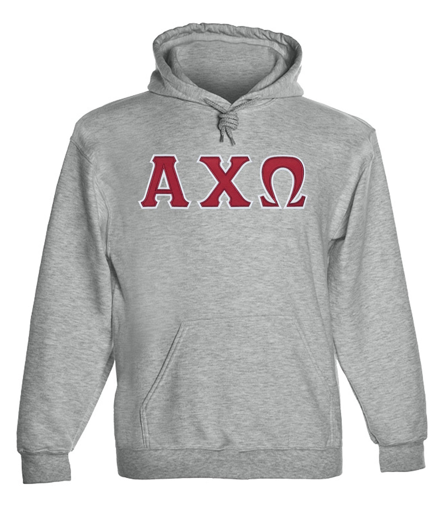 Alpha Chi Omega Twill Letter Hoody