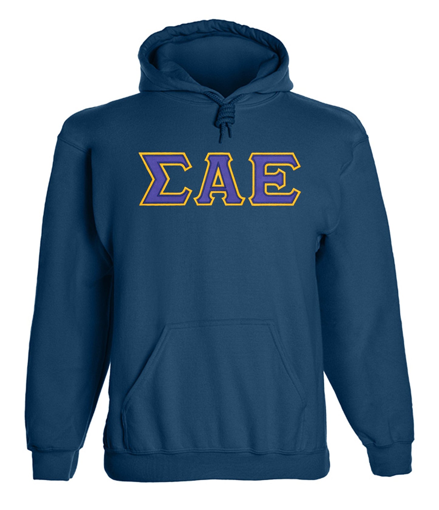 Sigma Alpha Epsilon Twill Letter Hoodies