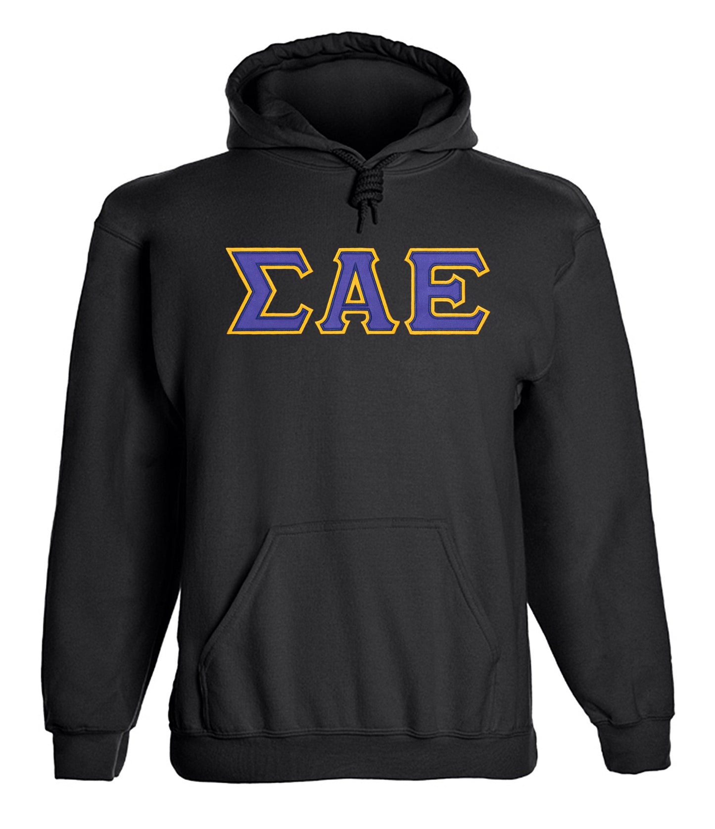 Sigma Alpha Epsilon Twill Letter Hoodies