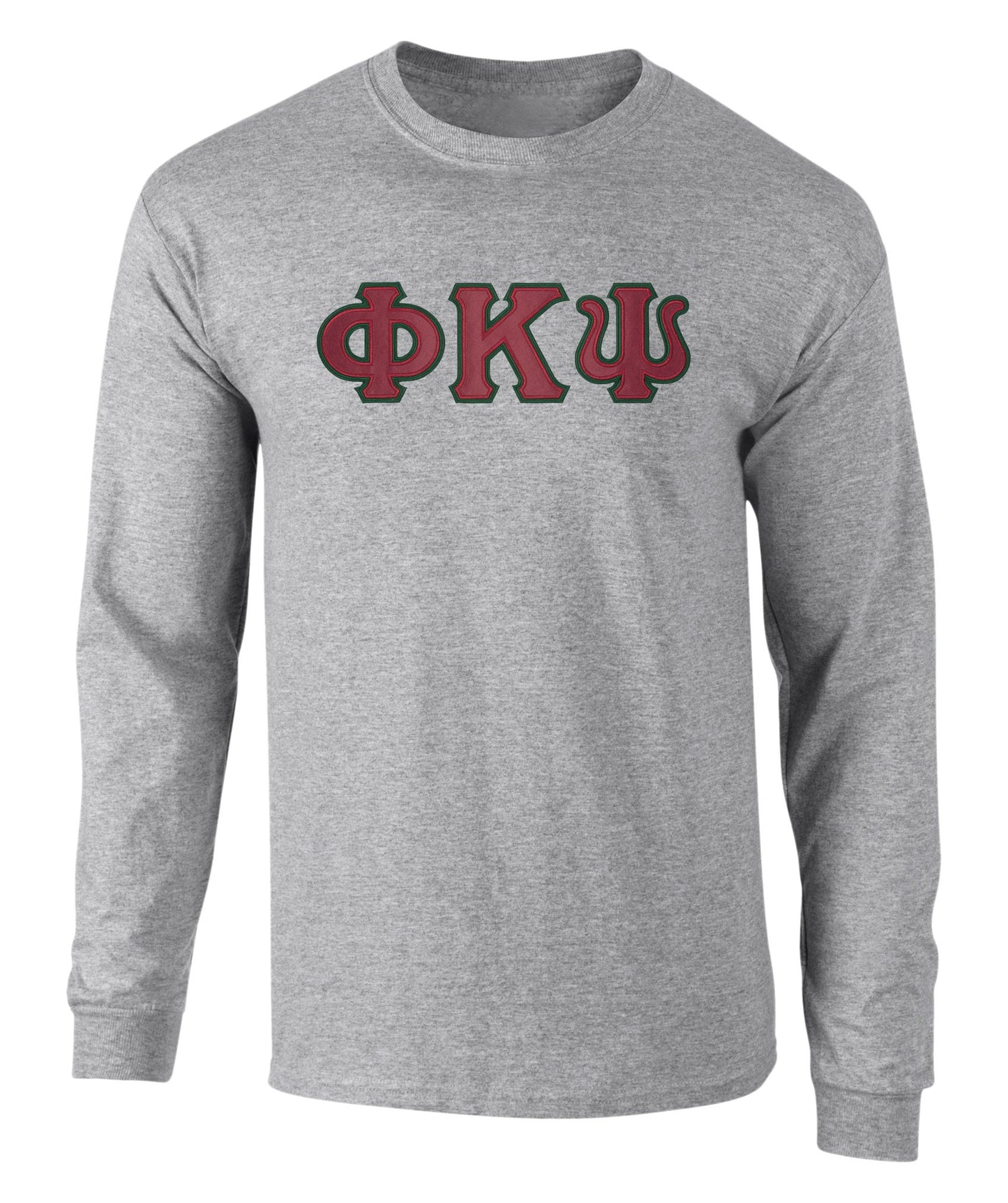 Phi Kappa Psi Twill Letter Long Sleeve T Shirt
