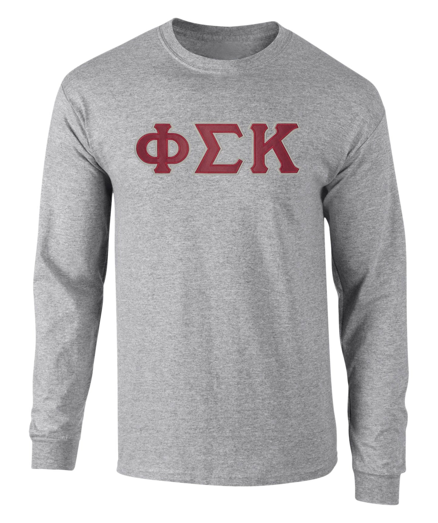Phi Sigma Kappa Twill Letter Long Sleeve Tee