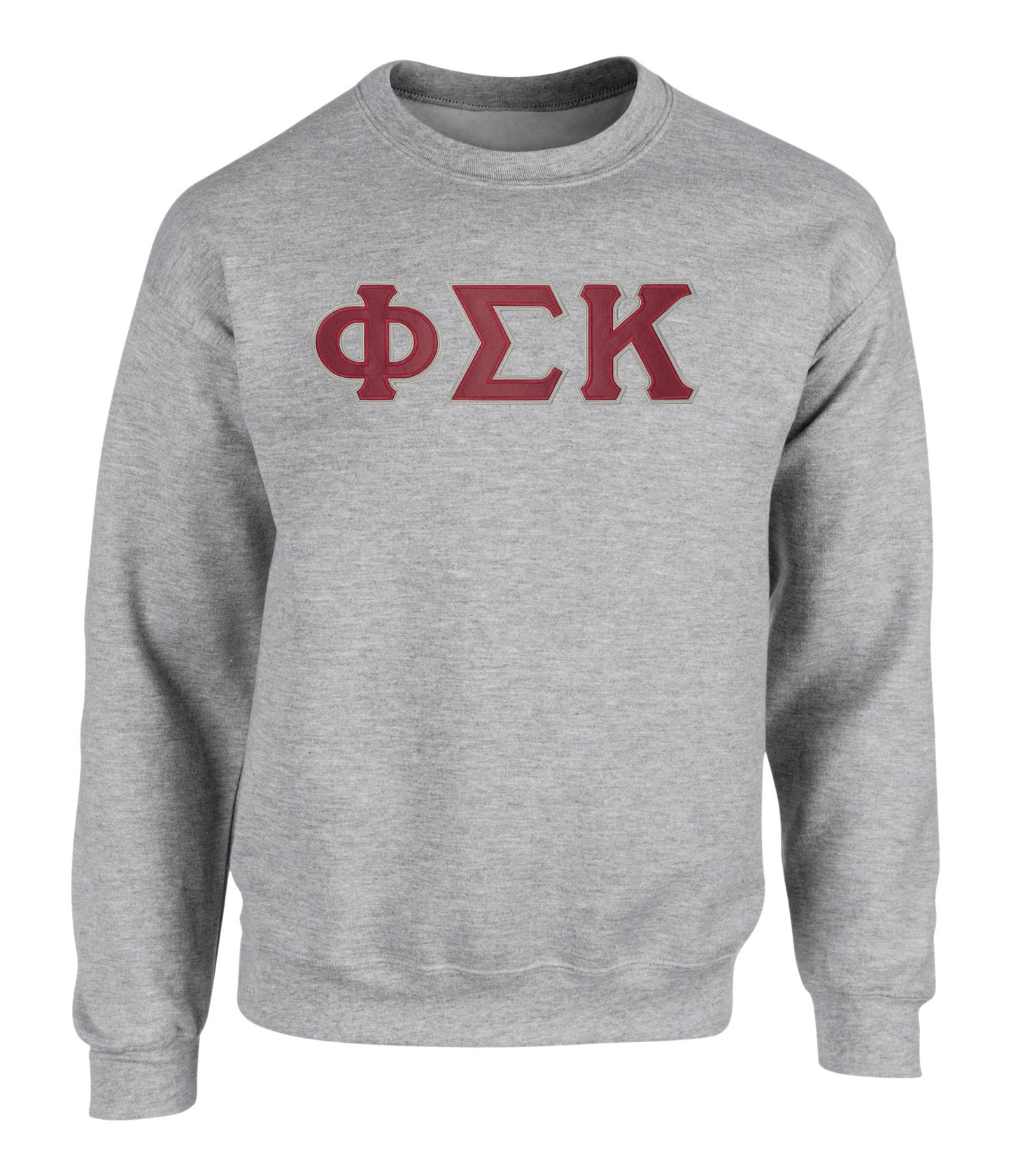 Phi Sigma Kappa Twill Letter Crewneck Sweatshirt