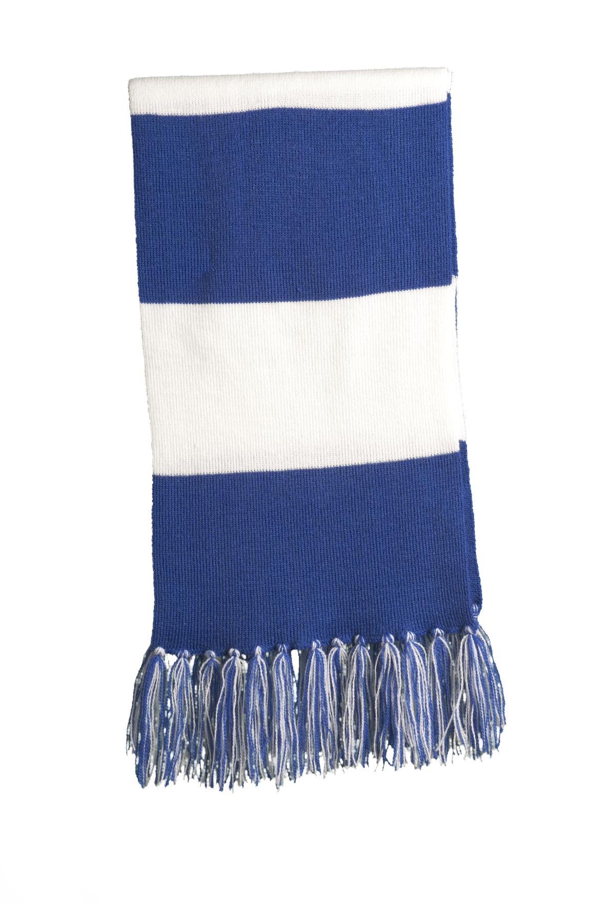 TCTG Team Spirit Fan Spectator Scarf– College, Sports, High School & Fan Apparel - True Royal
