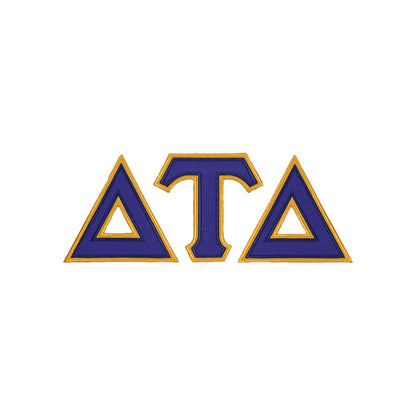 Delta Tau Delta Twill Letter Crewneck Sweatshirt