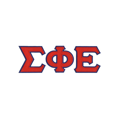 Sigma Phi Epsilon Twill Letter Crewneck Sweatshirt