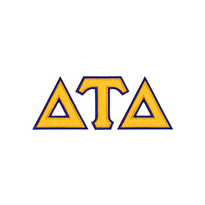 Delta Tau Delta Twill Letter Long Sleeve Tee