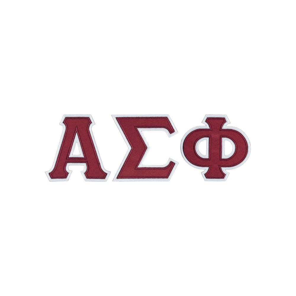 Alpha Sigma Phi Twill Letter Tee