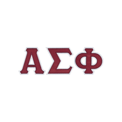 Alpha Sigma Phi Twill Letter Tee