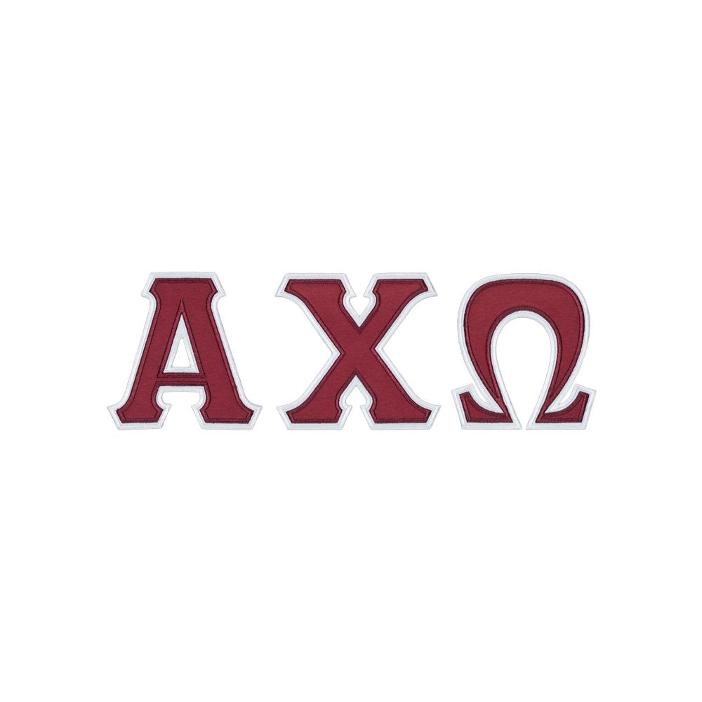 Alpha Chi Omega Twill Letter Hoody