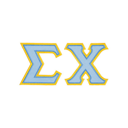 Sigma Chi Twill Letter Long Sleeve T Shirt