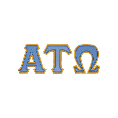 Alpha Tau Omega Twill Letter Crewneck Sweatshirt