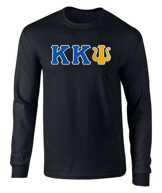 Kappa Kappa Psi Twill Letter Long Sleeve Tee