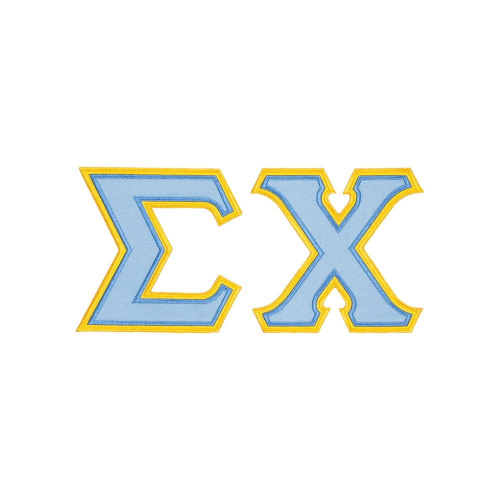 Sigma Chi Twill Letter Crewneck Sweatshirt