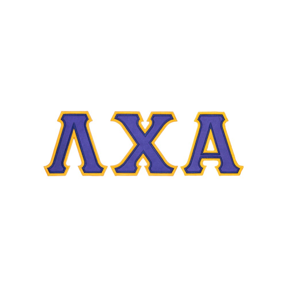 Lambda Chi Alpha Twill Letter Crewneck Sweatshirt