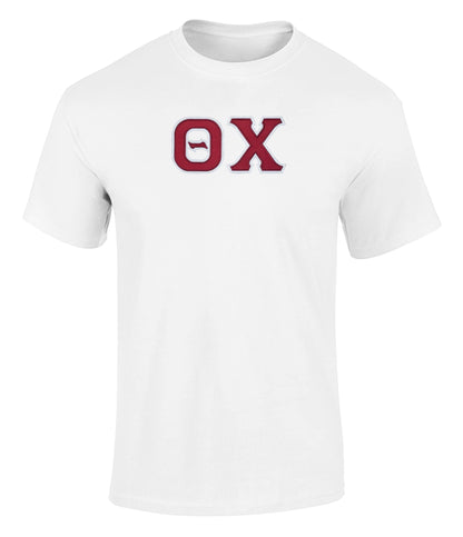 Theta Chi Twill Letter Tee