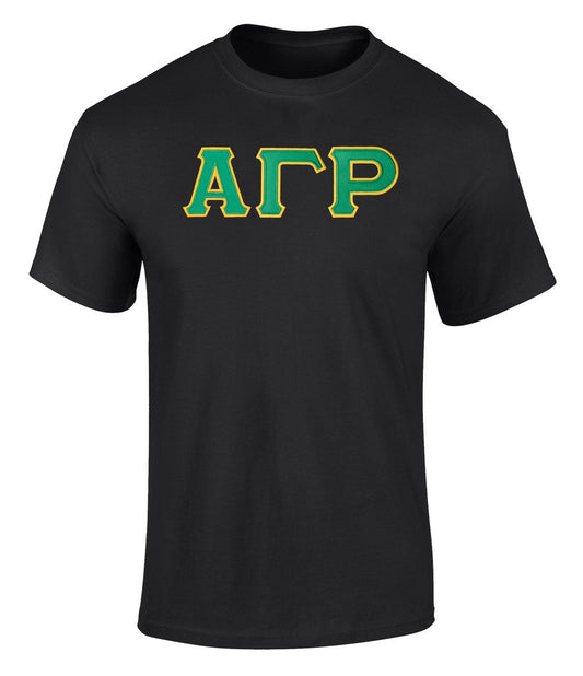 Alpha Gamma Rho Twill Letter Tee