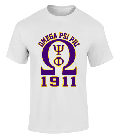 Omega Psi Phi Fraternity Big Omega Graphic T Shirt