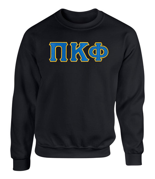 Pi Kappa Phi Twill Letter Crewneck Sweatshirt