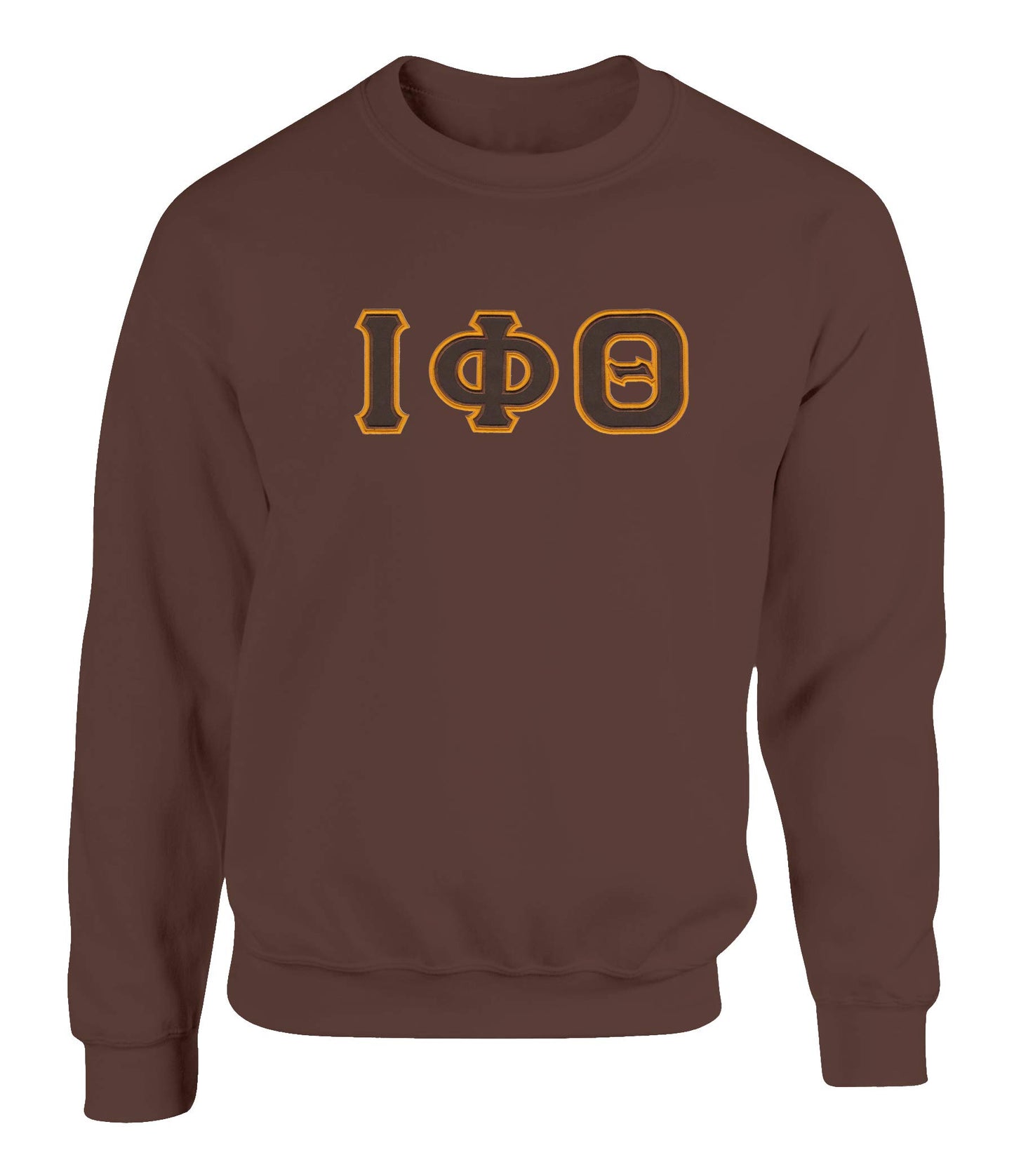 Iota Phi Theta Twill Letter Crewneck Sweatshirt