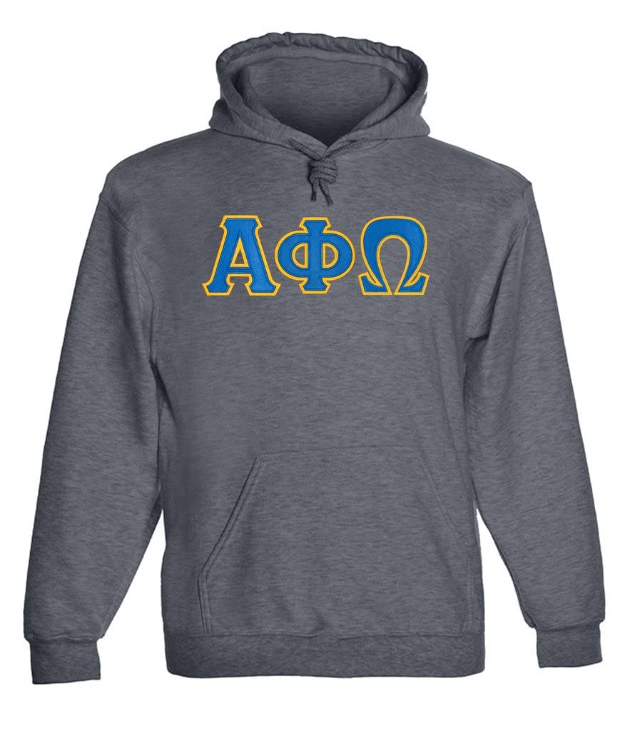 Alpha Phi Omega Twill Letter Hoody