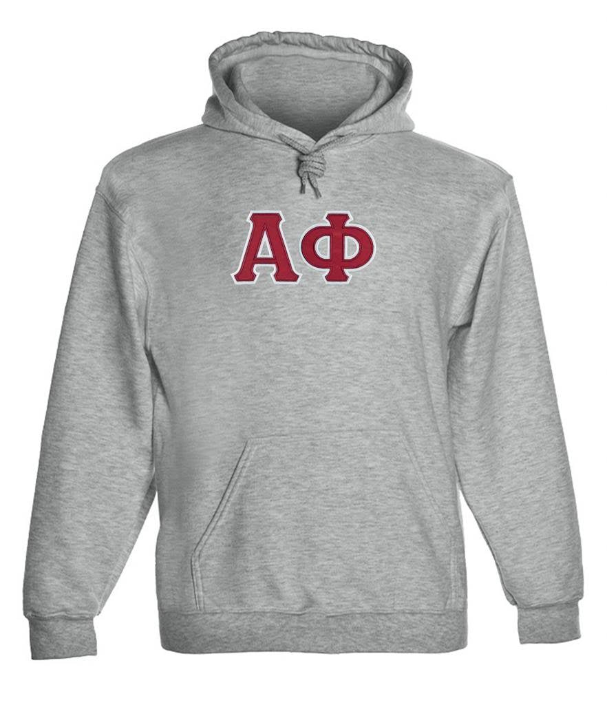 Alpha Phi Twill Letter Hoody