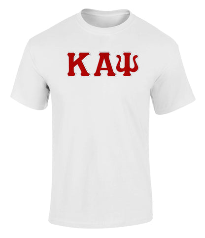 Kappa Alpha Psi Twill Letter Tee