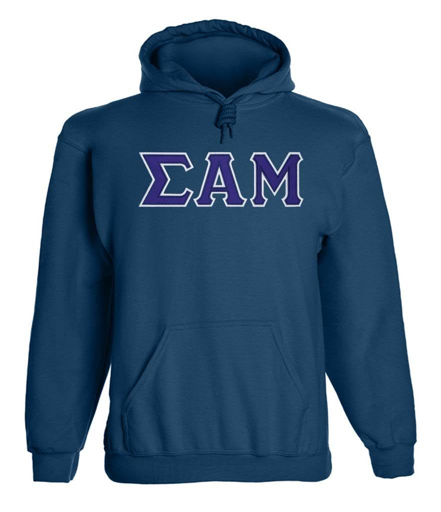 Sigma Alpha Mu Twill Letter Hoody