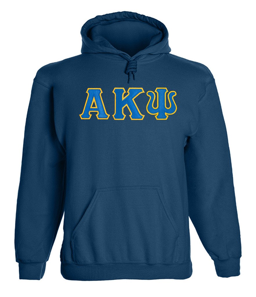 Alpha Kappa Psi Twill Letter Hoody