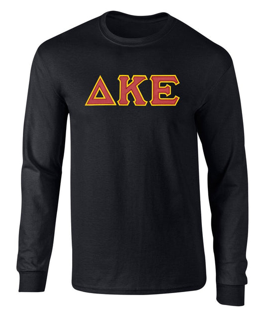 Delta Kappa Epsilon Twill Letter Long Sleeve Tee