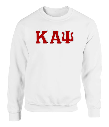 Kappa Alpha Psi Twill Letter Crewneck Sweatshirt