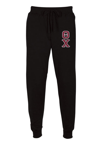 Theta Chi Embroidered Twill Letter Joggers