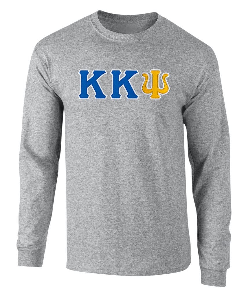 Kappa Kappa Psi Twill Letter Long Sleeve Tee