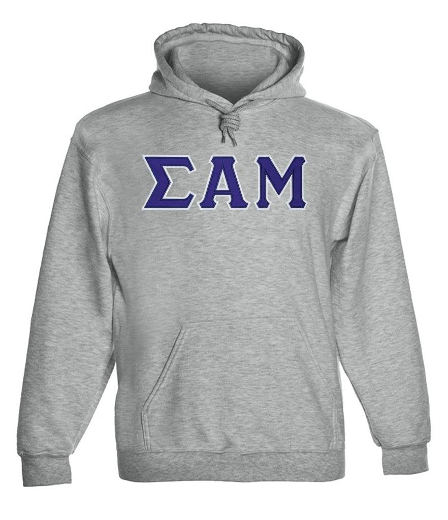 Sigma Alpha Mu Twill Letter Hoody