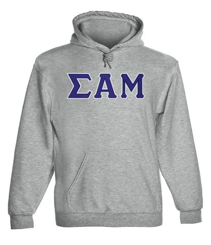 Sigma Alpha Mu Twill Letter Hoody