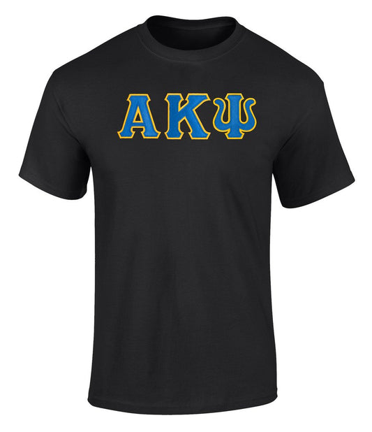 Alpha Kappa Psi Twill Letter Tee