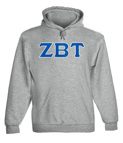 Zeta Beta Tau Twill Letter Hoody