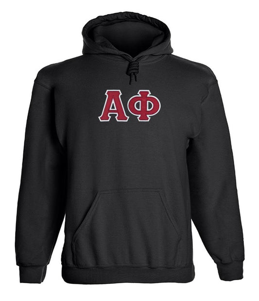 Alpha Phi Twill Letter Hoody