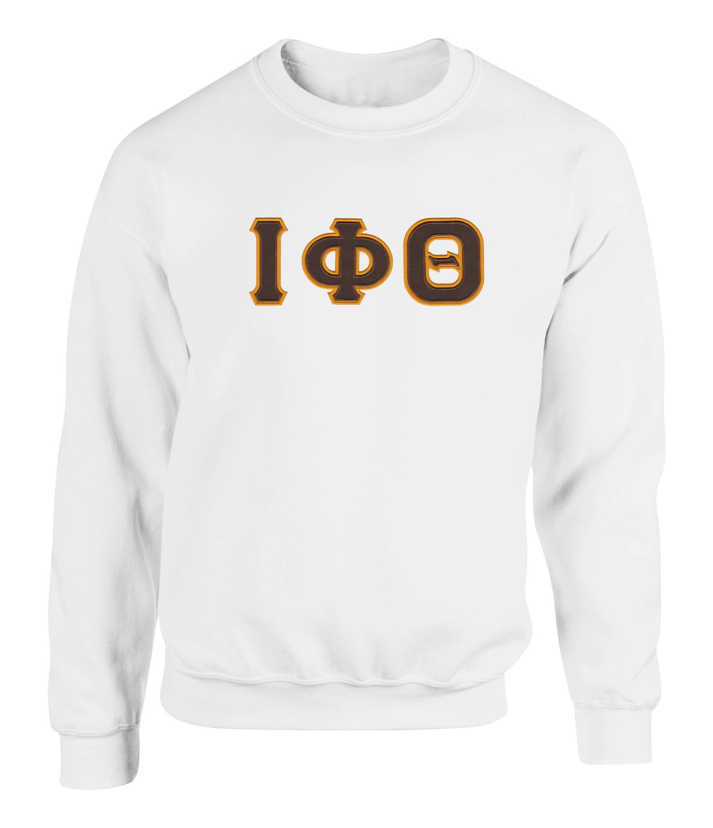 Iota Phi Theta Twill Letter Crewneck Sweatshirt