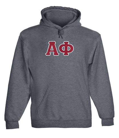 Alpha Phi Twill Letter Hoody