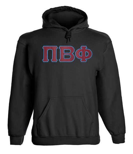 Pi Beta Phi Twill Letter Hoody
